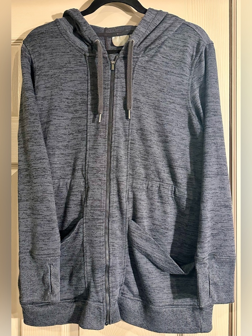 Athleta Women's Heather Slate Zip Hoodie